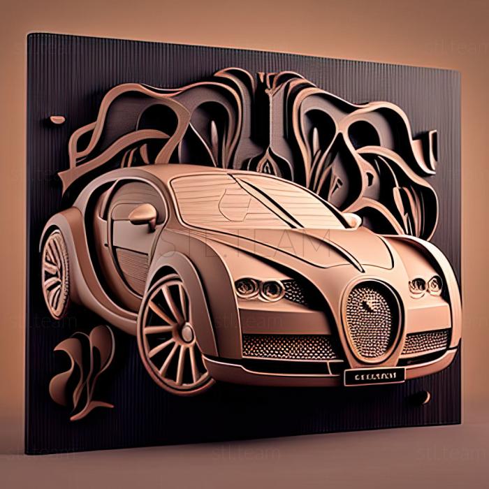 3D model Bugatti 16C Galibier (STL)